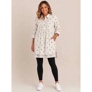NEW PAPERLACE star top in cream
